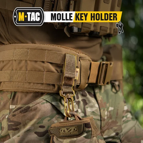 M-Tac Key Holder for Belt with Carabiner Key Clip image 2
