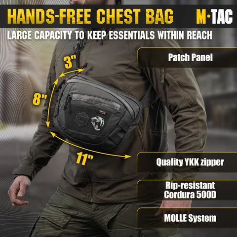 M-Tac Elite Sphaera Large Bag Gen II with Loop Panel image 2