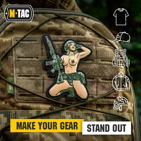 M-Tac Morale Patch Tactical Girl image 4