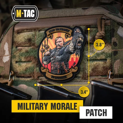M-Tac Morale Patch Zero Tolerance PVC image 2