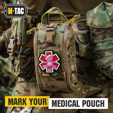 M-Tac Morale Patch Paramedic Bear PVC image 2