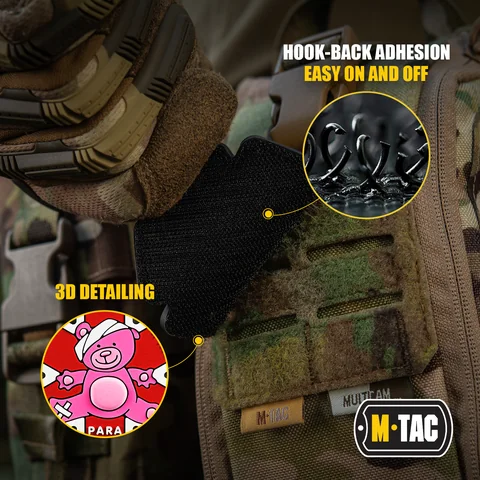 M-Tac Morale Patch Paramedic Bear PVC image 3