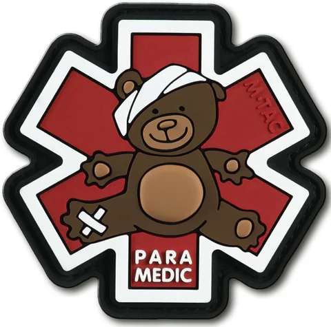 M-Tac Morale Patch Paramedic Bear PVC image 7