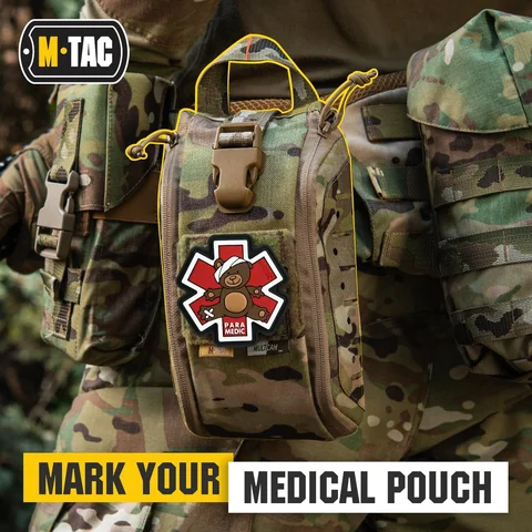 M-Tac Morale Patch Paramedic Bear PVC image 8
