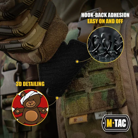 M-Tac Morale Patch Paramedic Bear PVC image 9