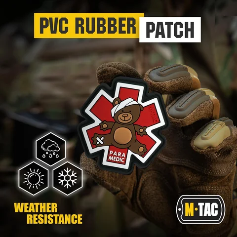 M-Tac Morale Patch Paramedic Bear PVC image 11