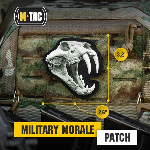 M-Tac Morale Patch Old Tiger PVC image 2