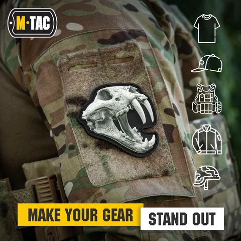 M-Tac Morale Patch Old Tiger PVC image 4