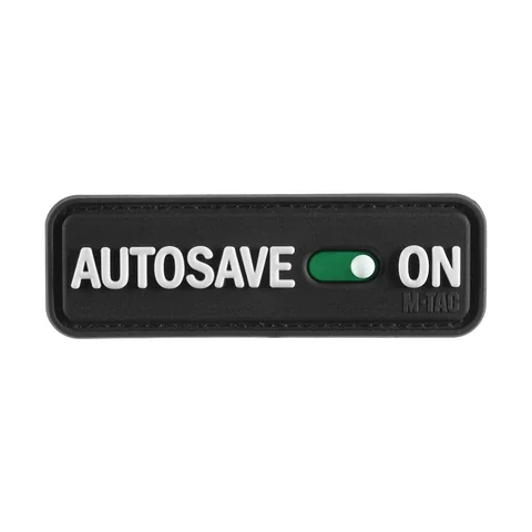 M-Tac Morale Patch Auto Save On