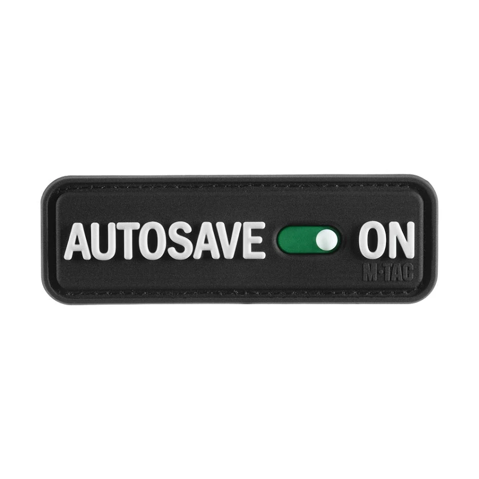 M-Tac Morale Patch Auto Save On