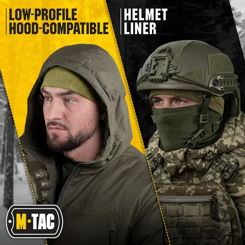 M-Tac Grid Fleece Beanie Breathable Hat Lightweight Scull Cap image 4