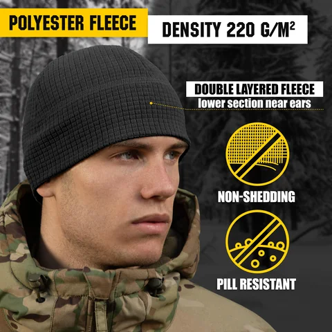 M-Tac Grid Fleece Beanie Breathable Hat Lightweight Scull Cap image 10