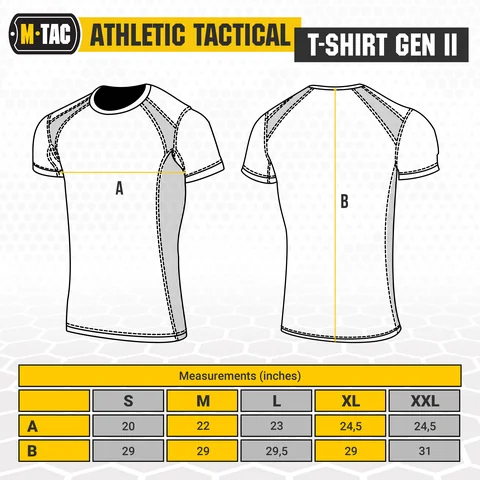 M-Tac T-Shirt Athletic Tactical Gen II (Set of 3) image 6