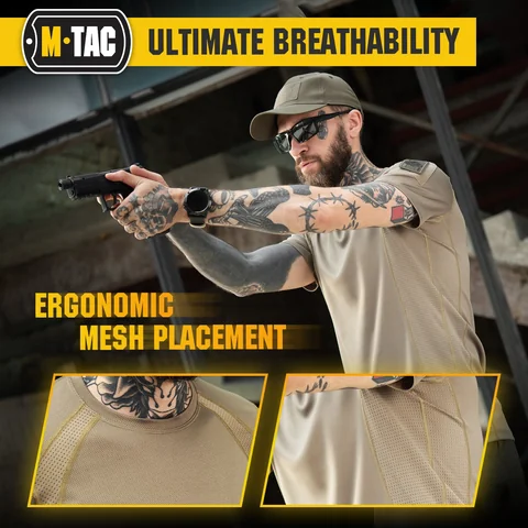M-Tac T-Shirt Athletic Tactical Gen II with Loop Panels (Set of 3) image 2
