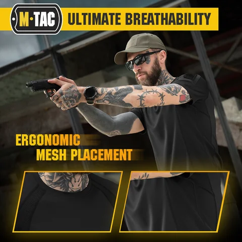 M-Tac T-Shirt Athletic Tactical Gen II with Loop Panels (Set of 3) image 9