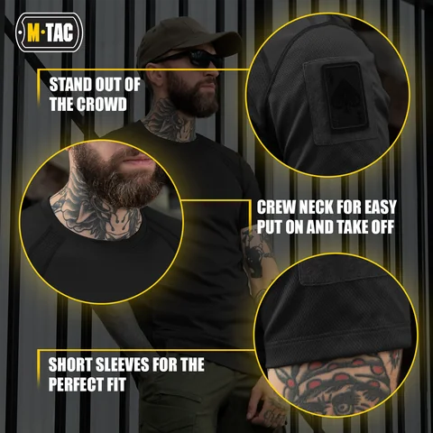 M-Tac T-Shirt Athletic Tactical Gen II with Loop Panels (Set of 3) image 11