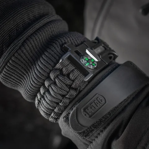 M-Tac Survival Paracord Bracelet with Compass Whistle (Set of 3) image 5