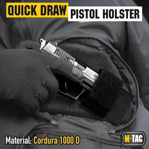 M-Tac Gun Holster for Concealed Carry with Hook and Loop Strip image 6