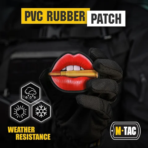 M-Tac Patch Pink Lips with Bullet PVC image 11