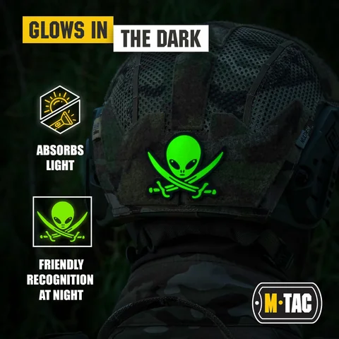 M-Tac Morale Patch Alien PVC image 3