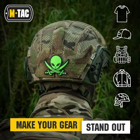 M-Tac Morale Patch Alien PVC image 4