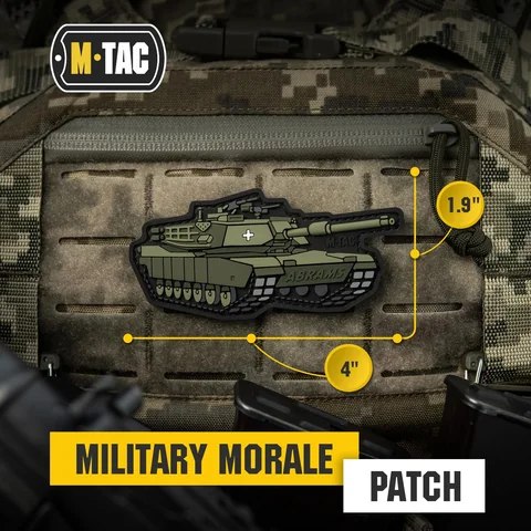 M-Tac Morale Patch ABRAMS (PVC) image 6