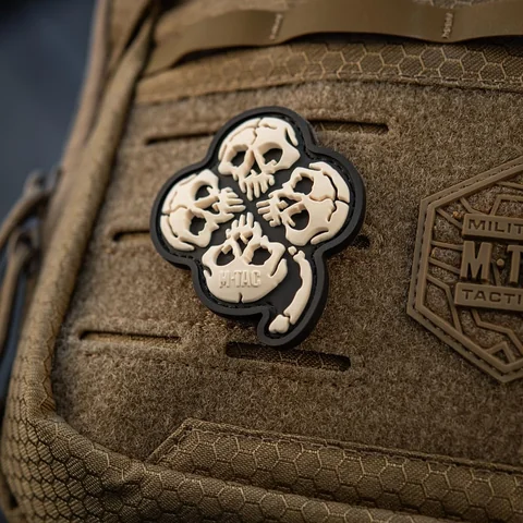 M-Tac Patch Clover with Skull 3D PVC image 6