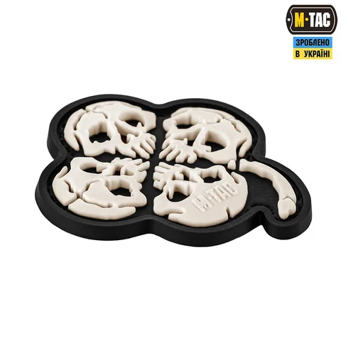 M-Tac Patch Clover with Skull 3D PVC image 8