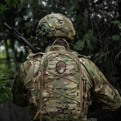 M-Tac Morale Patch Worn to The Bone 3D PVC image 3