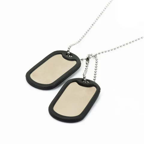 M-Tac Military Dog Tag Rubber Silencers (Pair) image 6