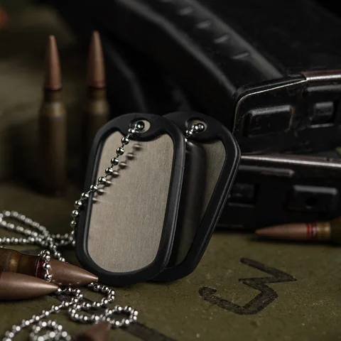 M-Tac Military Dog Tag Rubber Silencers (Pair) image 9