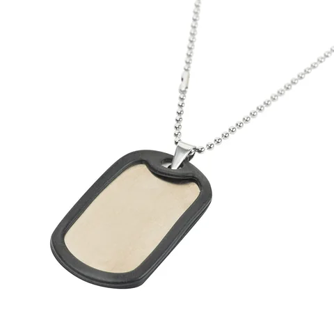 M-Tac Military Dog Tag with Rubber Silencer image 2