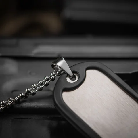 M-Tac Military Dog Tag with Rubber Silencer image 6