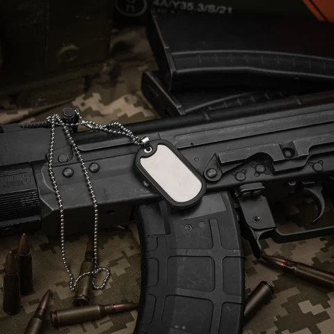 M-Tac Military Dog Tag with Rubber Silencer image 8