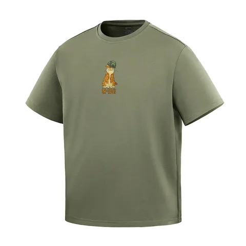 M-Tac T-Shirt Orange Cat Cotton Hard image 3