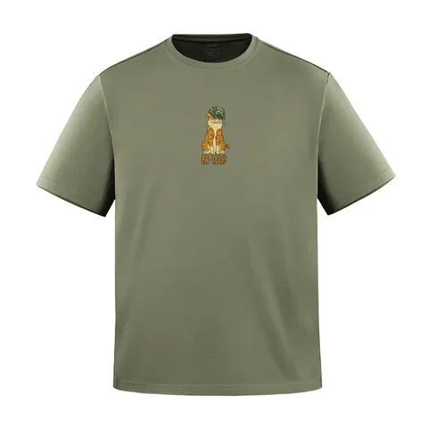 M-Tac T-Shirt Orange Cat Cotton Hard image 4