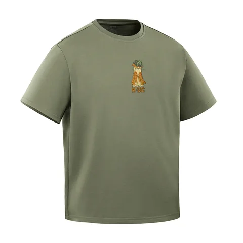 M-Tac T-Shirt Orange Cat Cotton Hard image 5