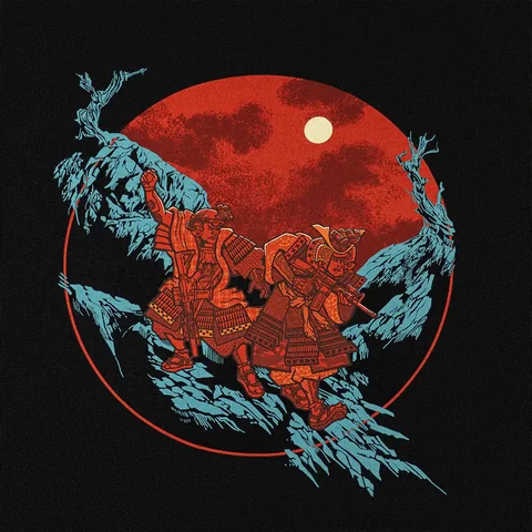 M-Tac T-Shirt Two Samurai Cotton Hard Oversize image 5